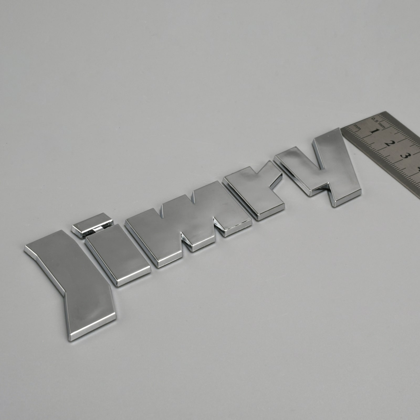 ABS Chrome Emblem 3D徽标贴纸