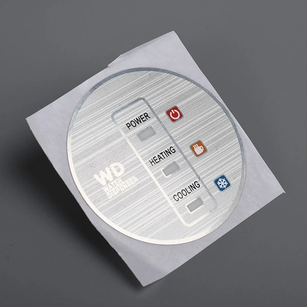 光面膜标签哑光前控制面板贴纸