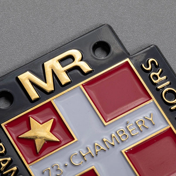 3D 镍金属徽标贴纸